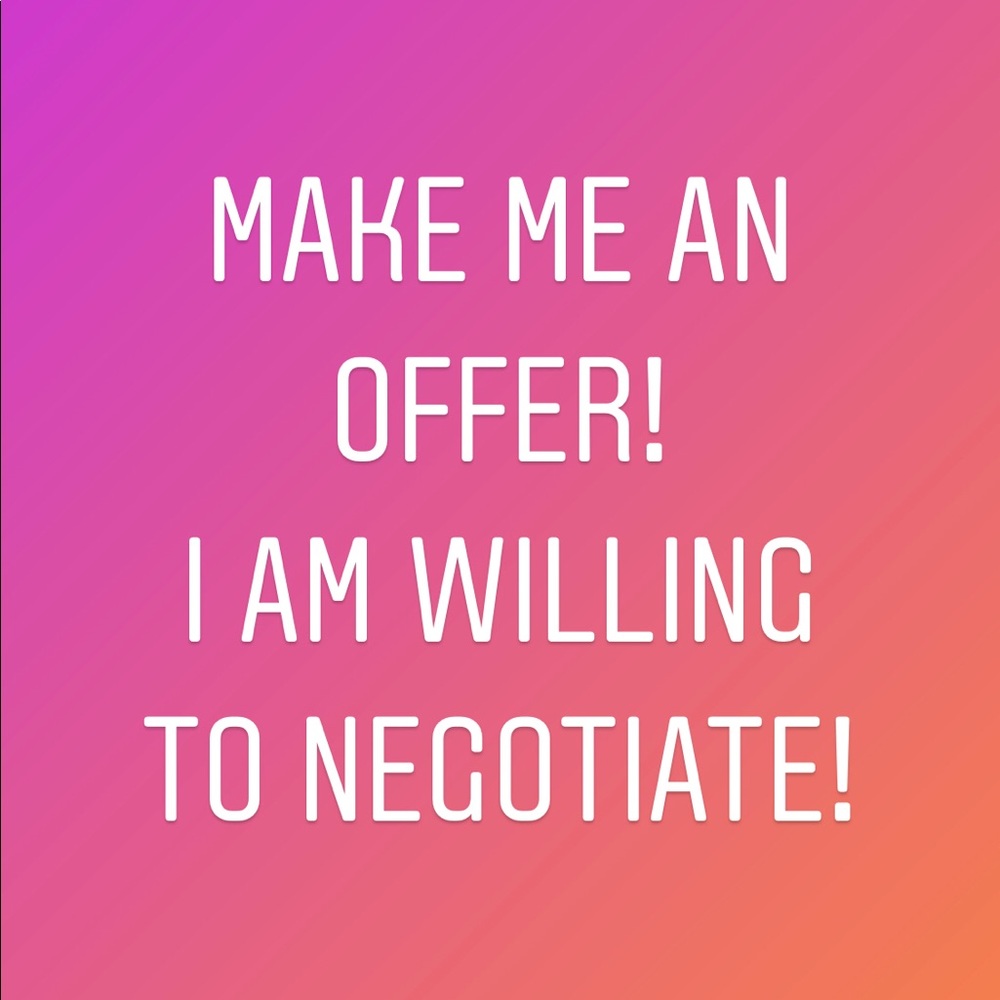 Make me an offer!